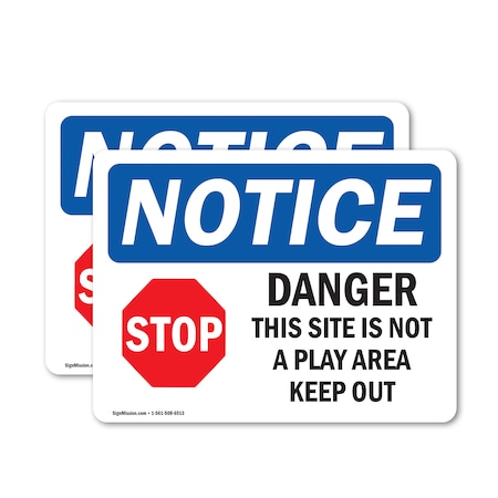 Signmission Safety Culture Sign, 18 in Width, Vinyl Decal, Rectangle OS-2PACK-NS-D-1218-L-10923